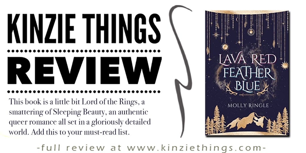 REVIEW: Lava Red, Feather Blue by Molly Ringle