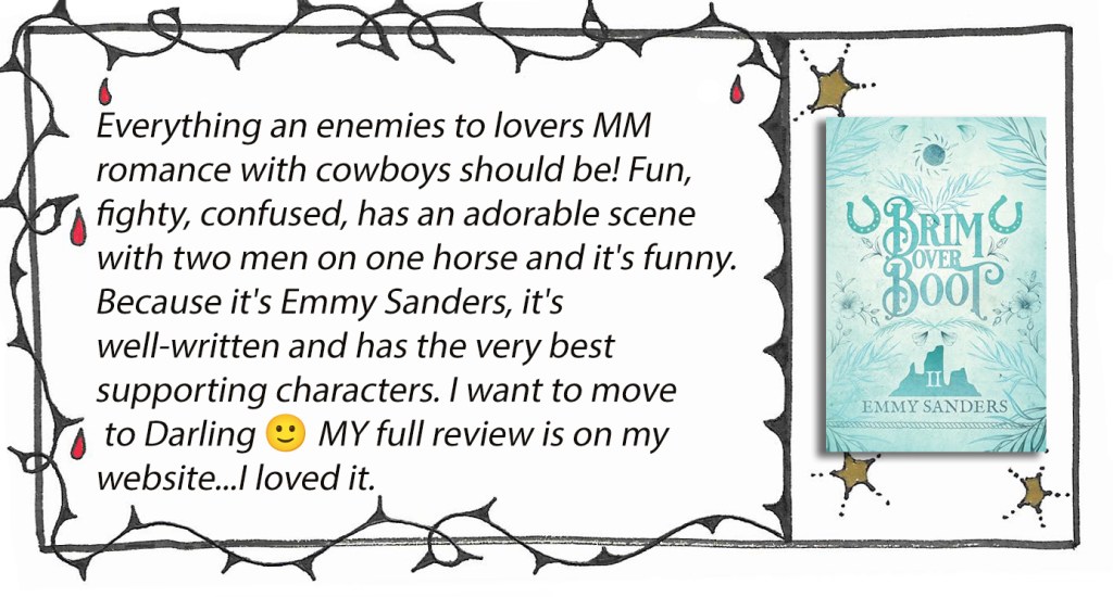 REVIEW: Brim Over Boot by Emmy&nbsp;Sanders